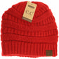 Classic Fuzzy Lined CC Beanie HAT25: Rose