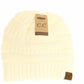 Classic Fuzzy Lined CC Beanie HAT25: Taupe