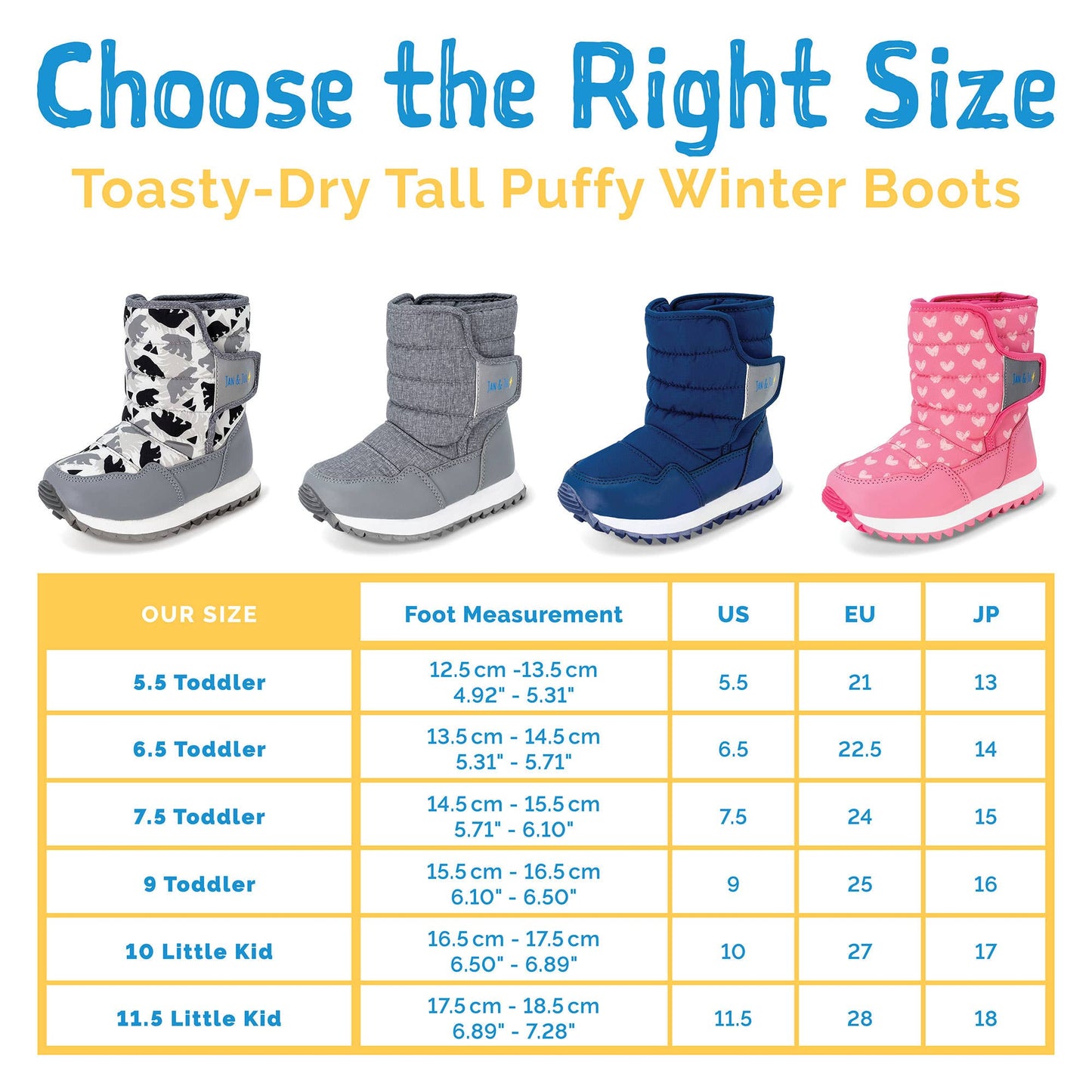Bear | Toasty-Dry Tall Puffy Winter Boots