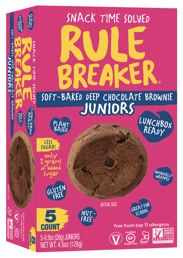 Chocolate Brownie Juniors   |   Case of 6 5-Count Boxes