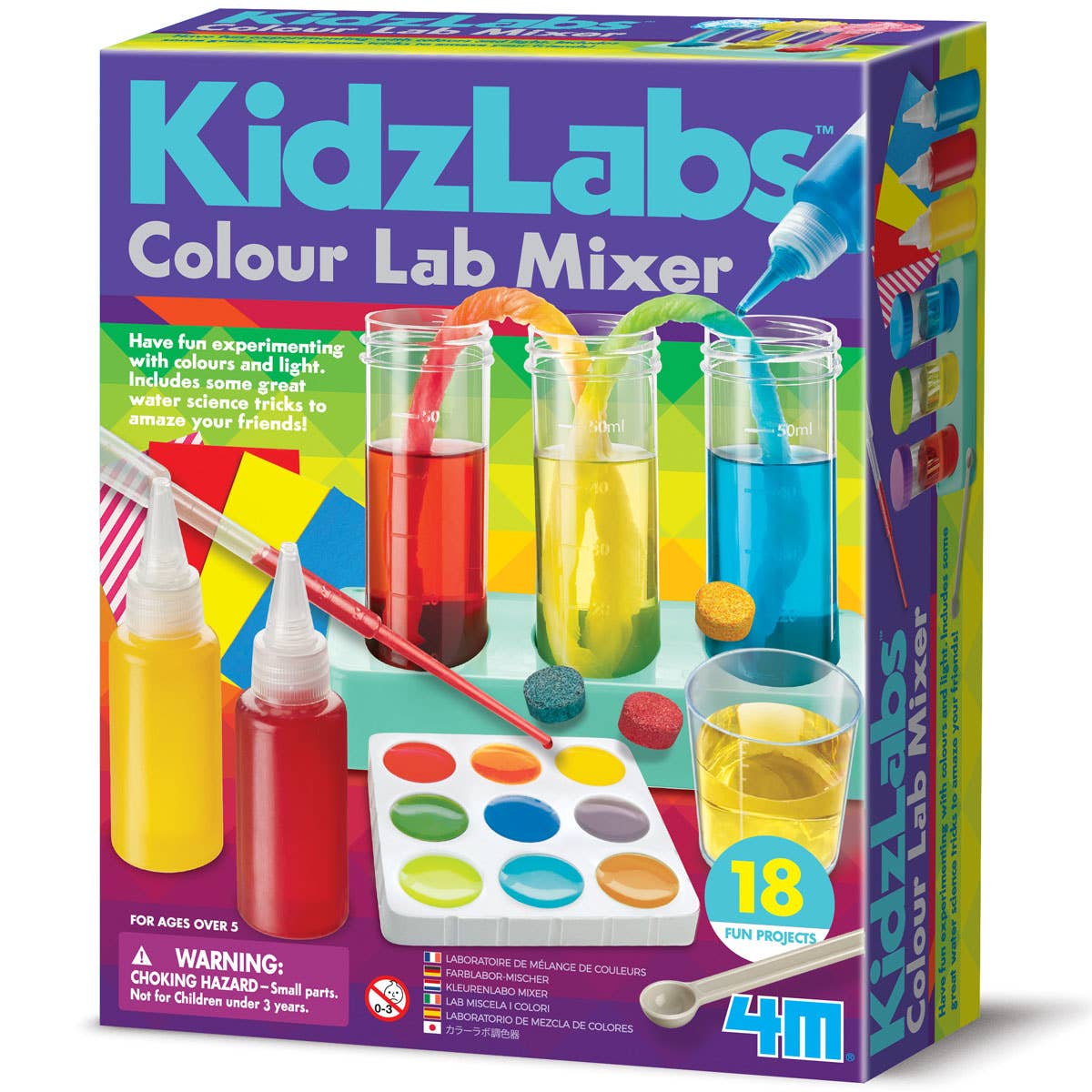 4M Rainbow Color Lab Science Kit-STEM Toy