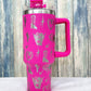 WESTERN STAINLESS STEEL TUMBLERS CUP 40oz: HOT PINK