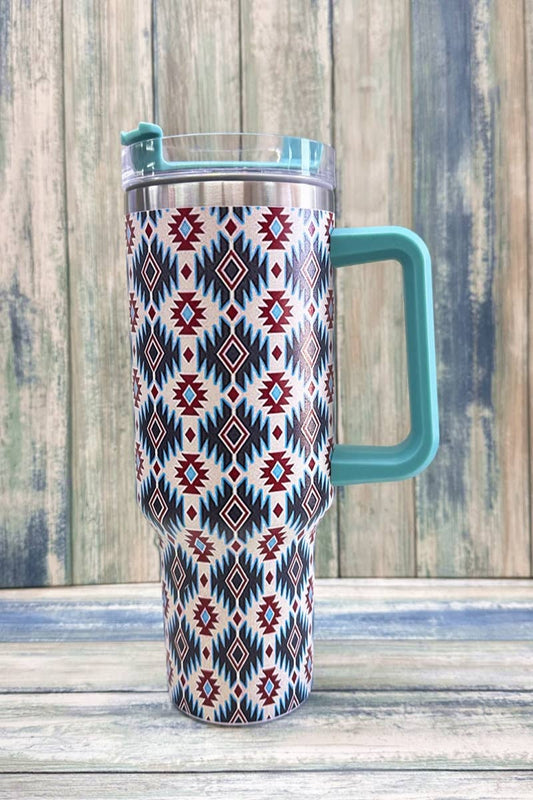 WESTERN AZTEC STAINLESS STEEL TUMBLERS CUP 40oz
