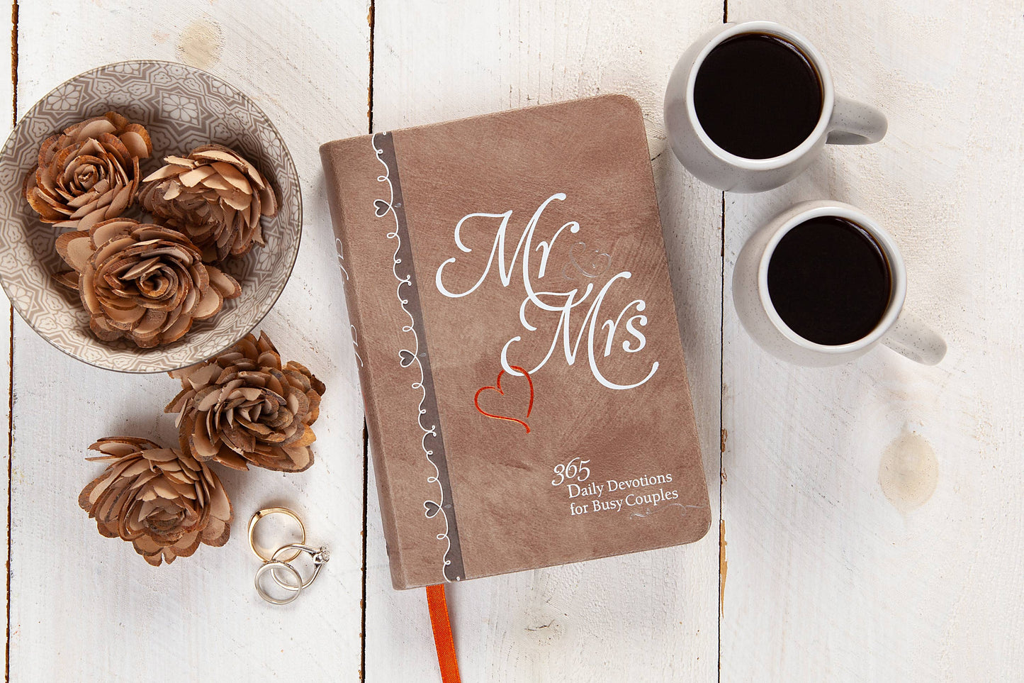 Mr & Mrs (Faux Leather Devotional for Couples)