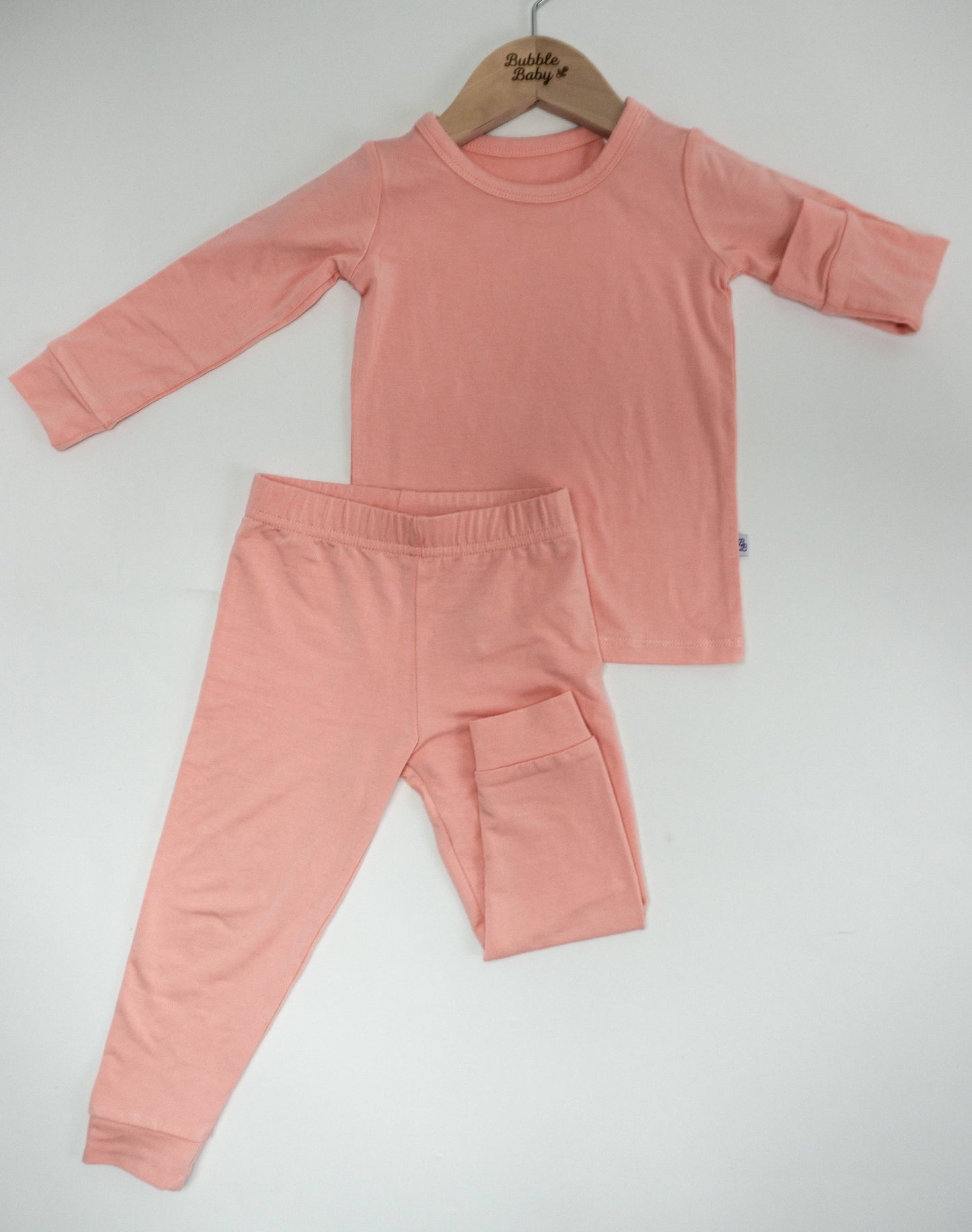 Peach | Long Sleeve Pajamas: 10