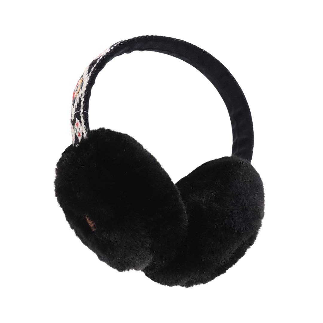 Aztec Band Earmuff EMS2301: Black